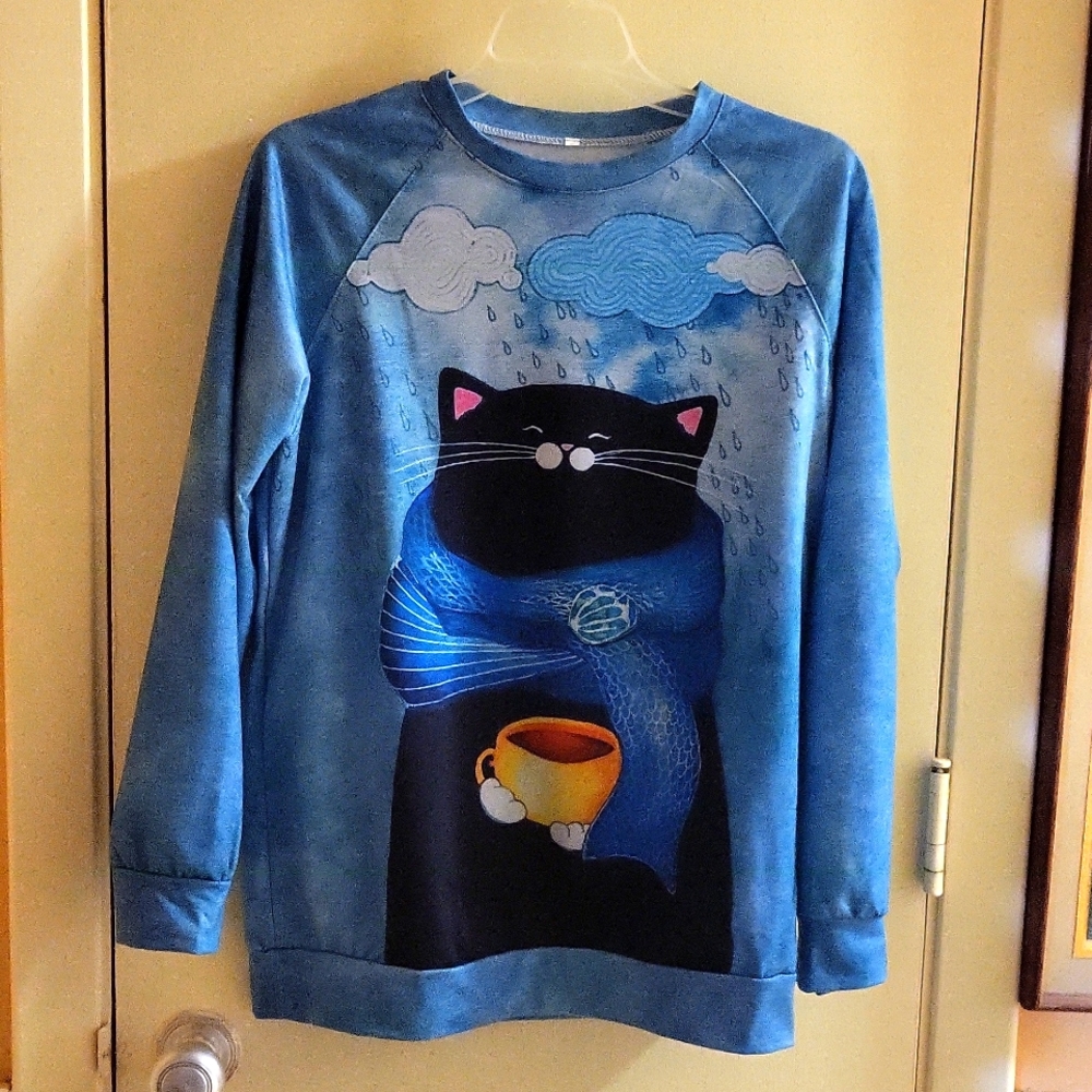 Black cat sweatshirt